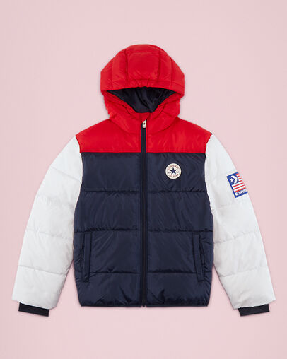 Puffer-Design im College-Look Obsidian, Front View