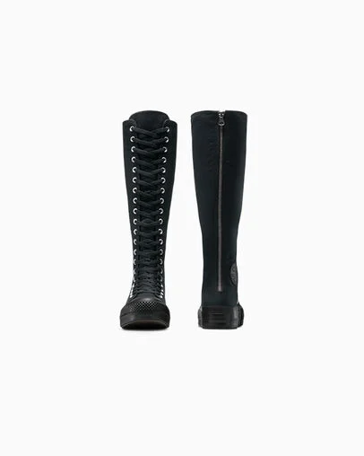 Chuck Taylor All Star Lift XXHi Platform Black/Black/Black, Heel View