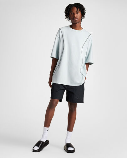 Converse Essential Slide Zwart/Zwart/Zwart, On Foot Shot 1