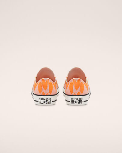 Summer Spirit Chuck Taylor All Star Pink Quartz/Magma Orange, Heel View