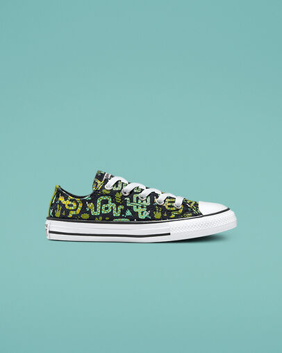 Chuck Taylor All Star Snake Dk Smoke Grey/Cozy Moss, Outer Side View