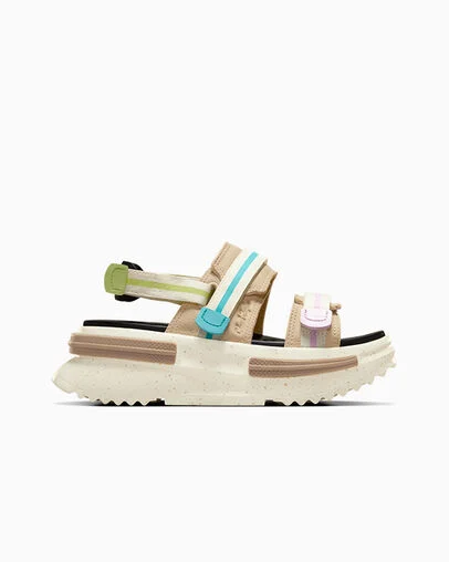 Run Star Utility Sandal CX Easy On Beige granola/Jaune c&eacute;drat, Outer Side View