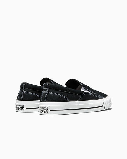 Chuck Taylor All Star Malden Slip-On Black/White/Black, Heel View