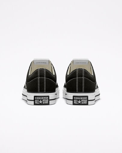 Star Player 76 Premium Canvas Black/Vintage White/Black, Heel View