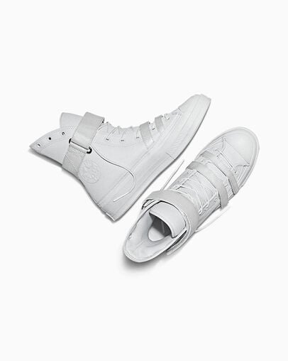 Converse x Anonymous Club Chuck 70 Glacier Gray/White/Black, Angled View