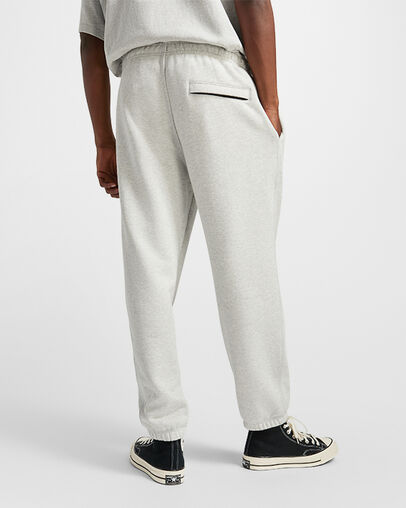 Converse Gold Standard Sweatpants Light Grey Heather, Full Body View