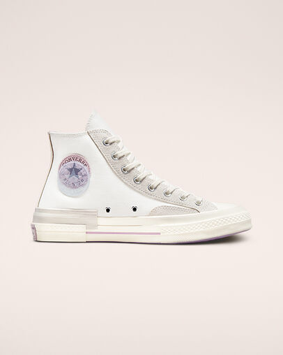 Chuck 70 Color Pop Overlay Blanco vintage/Garza, Outer Side View