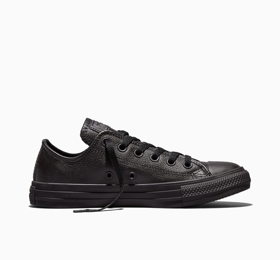 Chuck Taylor All Star Leather Monocromo negro
