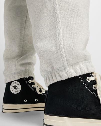 Converse Gold Standard Sweatpants Light Grey Heather, Detail View