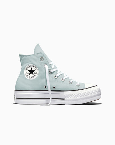 Chuck Taylor All Star Platform Roc&iacute;o/Blanco/Negro, Outer Side View