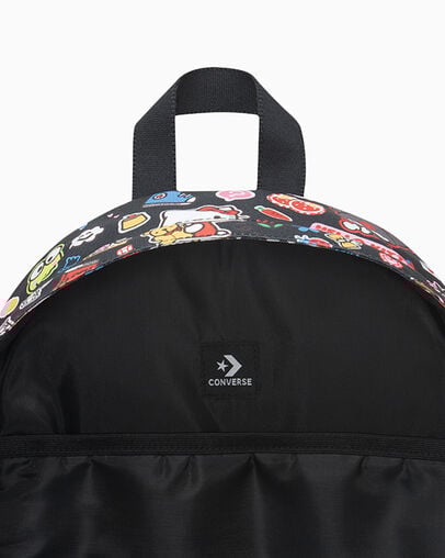 Converse x Hello Kitty And Friends Go 2 Backpack Black, Detail View