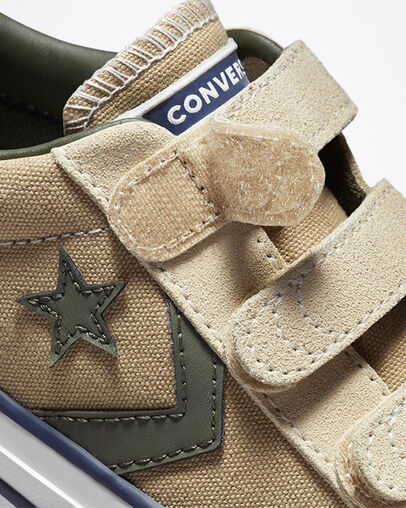 Star Player Easy-On Canvas & Suede Nomad Khaki/Cargo Khaki, Detail Angle View