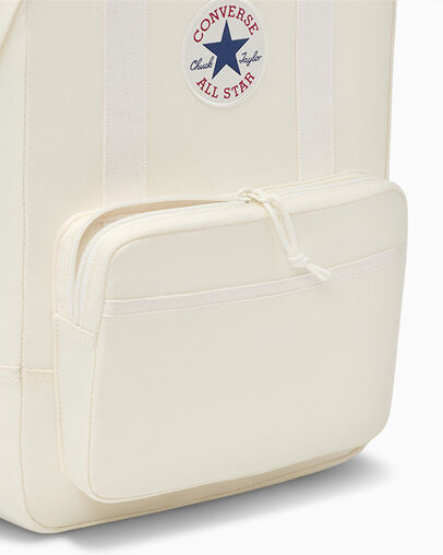 Small Square Backpack Converse Egret, Detail View