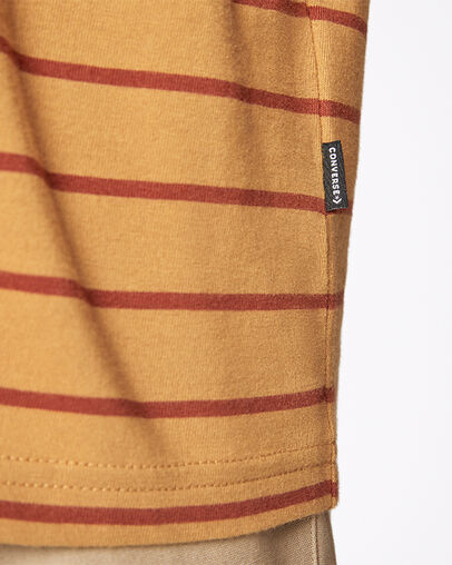 T-shirt &agrave; manches courtes et &agrave; rayures Hybrid World Bl&eacute;, Detail View