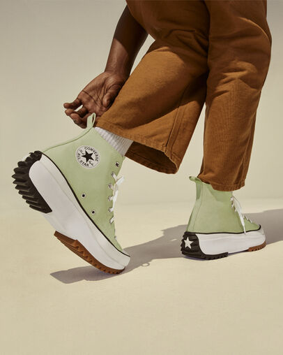 Run Star Hike Platform Seasonal Color Olive Aura/Black/White, Reflective View