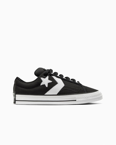 Star Player 76 Puff Black/Black/White, Outer Side View