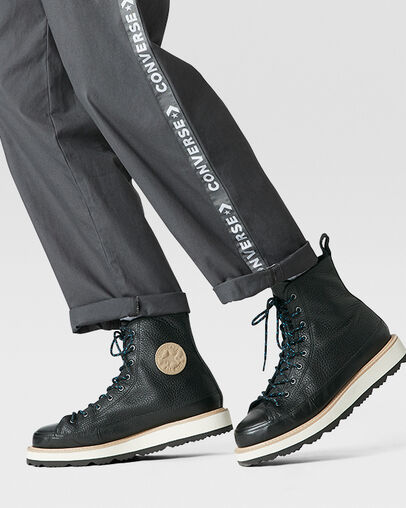 Crafted Boot Chuck Taylor Noir/Fauve clair/Noir, Detail Angle View