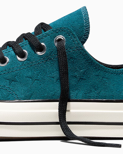 Chuck 70 Stars Murky Waters Blue/Egret/Black, Detail Angle View