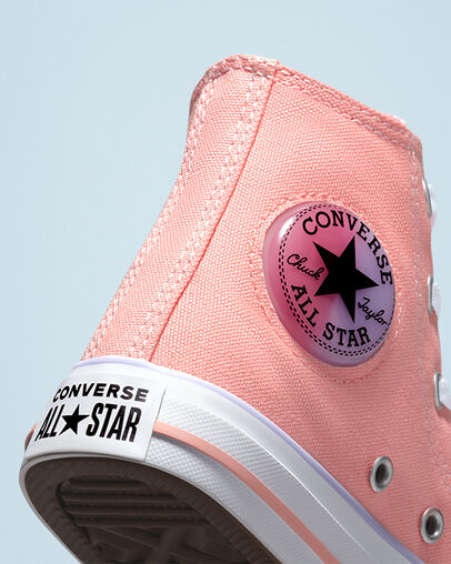 Chuck Taylor All Star Gel Patch Bleached Coral/Pink, Detail Angle View