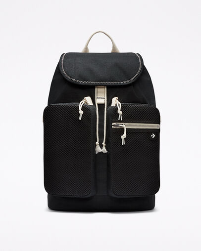 Sac &agrave; dos ind&eacute;chirable Noir Converse, Front View