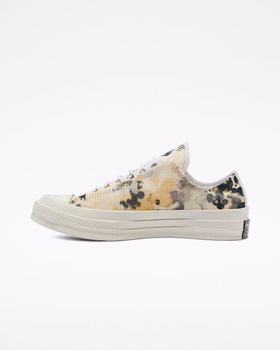 Chuck 70 Washed Florals Sesame/Gravel/Egret, Inner Side View