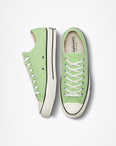 Chuck 70 Digital Lime/Egret/Black, Top and Side View