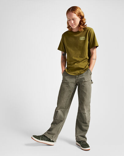 CONS AS-1 Pro Suede Refugio del bosque/Garza/Goma, On Foot Shot 1