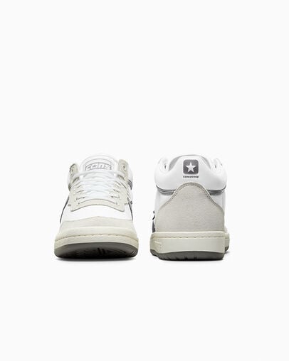 CONS Fastbreak Pro Suede Nylon Blanc/Gris vaporeux, Heel View
