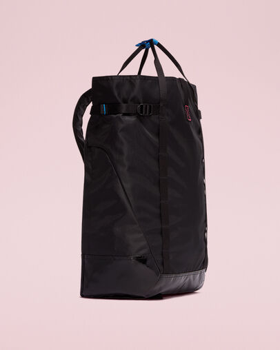 Mochila Bucket Negro azul digital/Hiperrosa, 3/4 View