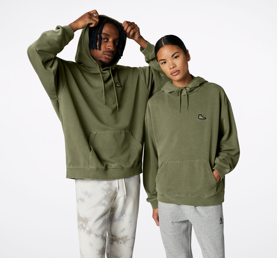 Converse Go-To Chuck Taylor Sneaker Patch Loose Fit Hoodie
