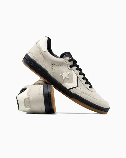 CONS Louie Lopez Pro 2 Suede Egret/Black/Gum, Detail Angle View