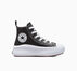 Chuck Taylor All Star Move Platform Leather Nero/Nero/Bianco