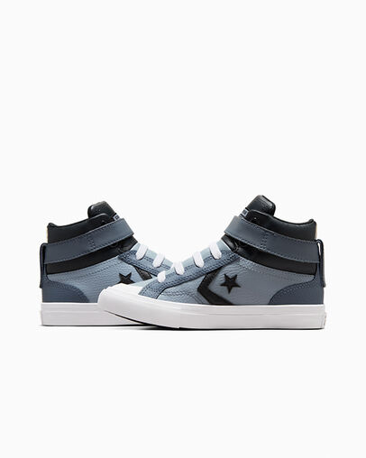 Pro Blaze Strap Leather Heirloom Silver/Zwart/Wit, Detail Angle View