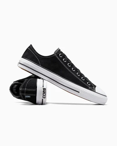CONS Chuck Taylor All Star Pro Suede Black/Black/White, Detail Angle View