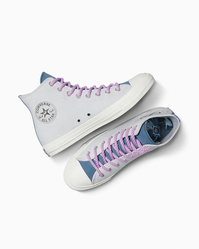 Converse x NARUTO SHIPPUDEN Sasuke Chuck Taylor All Star Fossilized/Vintage White, Angled View