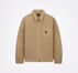 Washed Canvas Full Zip Work Shirt Nomad Khaki
