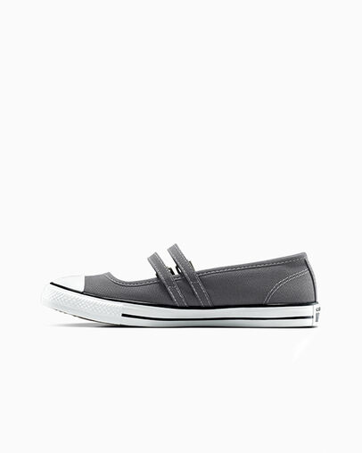 Chuck Taylor All Star Dainty Mary Jane Slip-On Sharkskin/White/Natural Ivory, Inner Side View