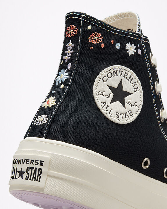 high top embroidered converse