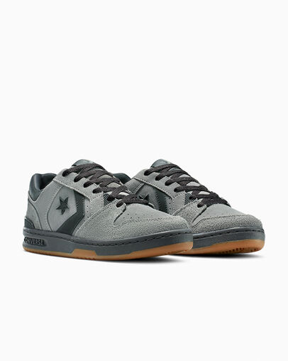 CL98 Suede Classic Grey/Dark Matter, Top and Side View