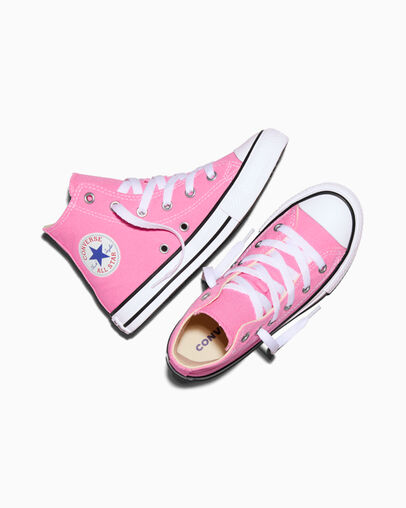 Chuck Taylor All Star Classic pour tr&egrave;s petit enfant/enfant Rose, Angled View