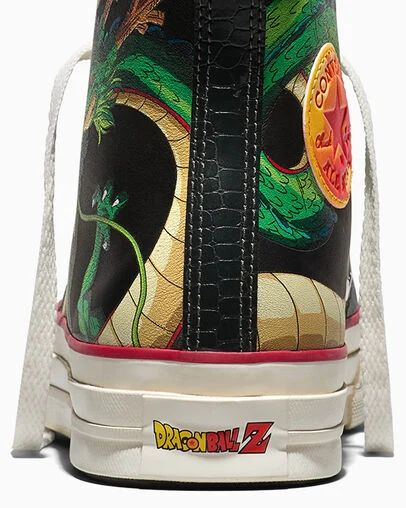 Converse Chuck 70 x Dragon Ball Z Shenron Black/Cyber Yellow, Detail Angle View