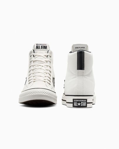 Star Player 76 Vintage White/Black, Heel View