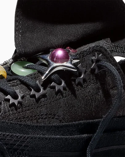 Converse x Collina Strada Chuck 70 Black/Black/Black, Detail Angle View