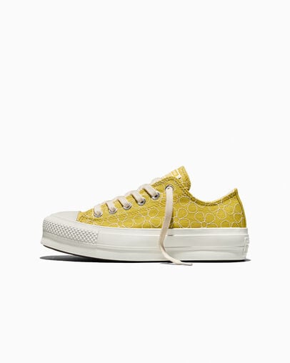 Chuck Taylor All Star Lift Platform Petal Pop Bright Outlook/Egret/Egret, Inner Side View