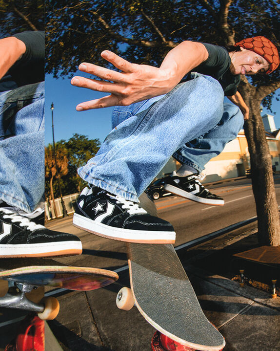 CONVERSE　skate　board Converse Chuck Taylor All Star Pro Hi Black & White Suede Skate