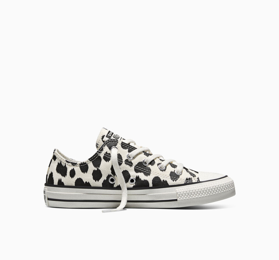 Chuck Taylor All Star Cow Egret/Black/Vintage White