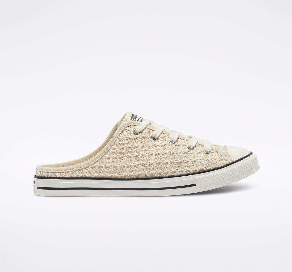 Chuck Taylor All Star Dainty Mule Raffia Natural Ivory/Egret/Black