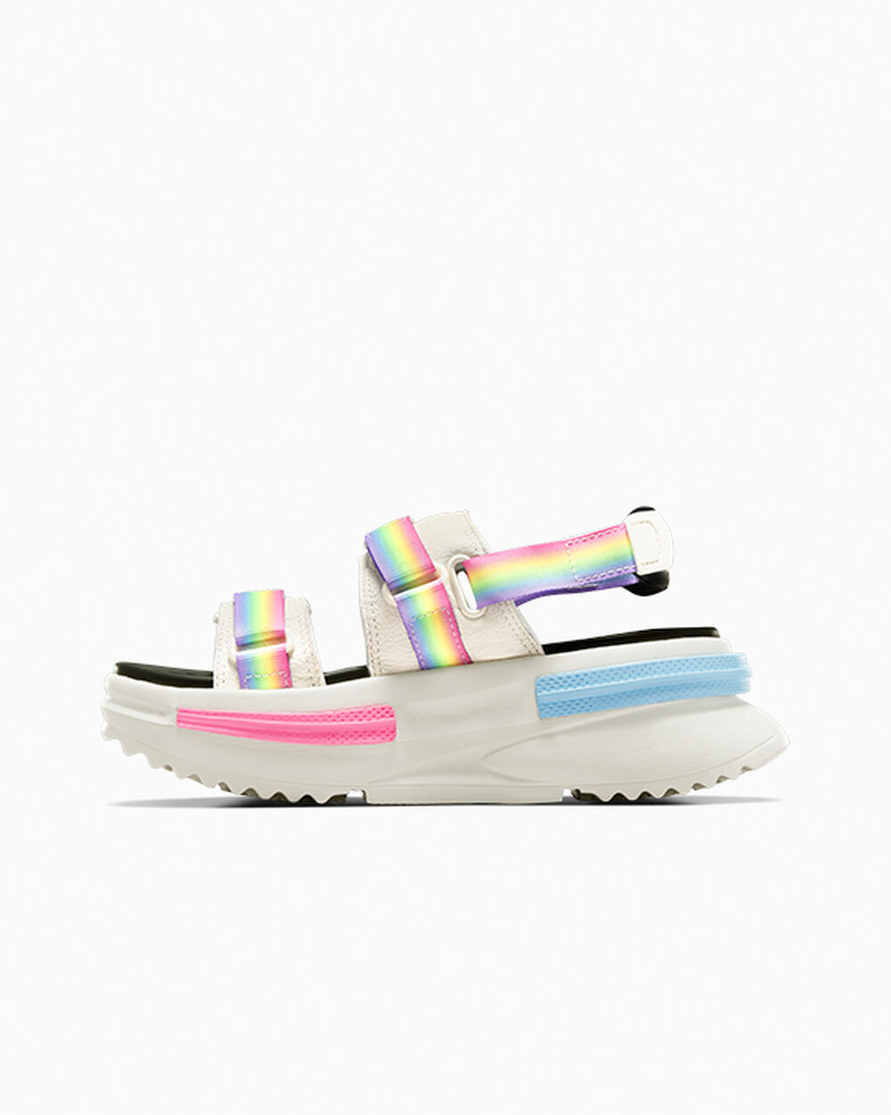 Converse Run Star sneaker egret/zwart/true sky