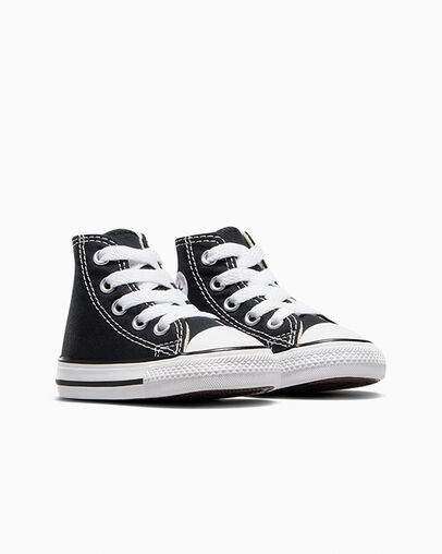 Chuck Taylor All Star Canvas Black, Top and Side View