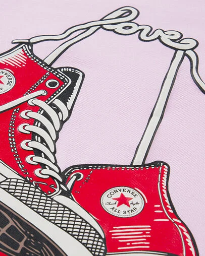 Love Lace Oversized T-Shirt New Found Bloom, Detail View